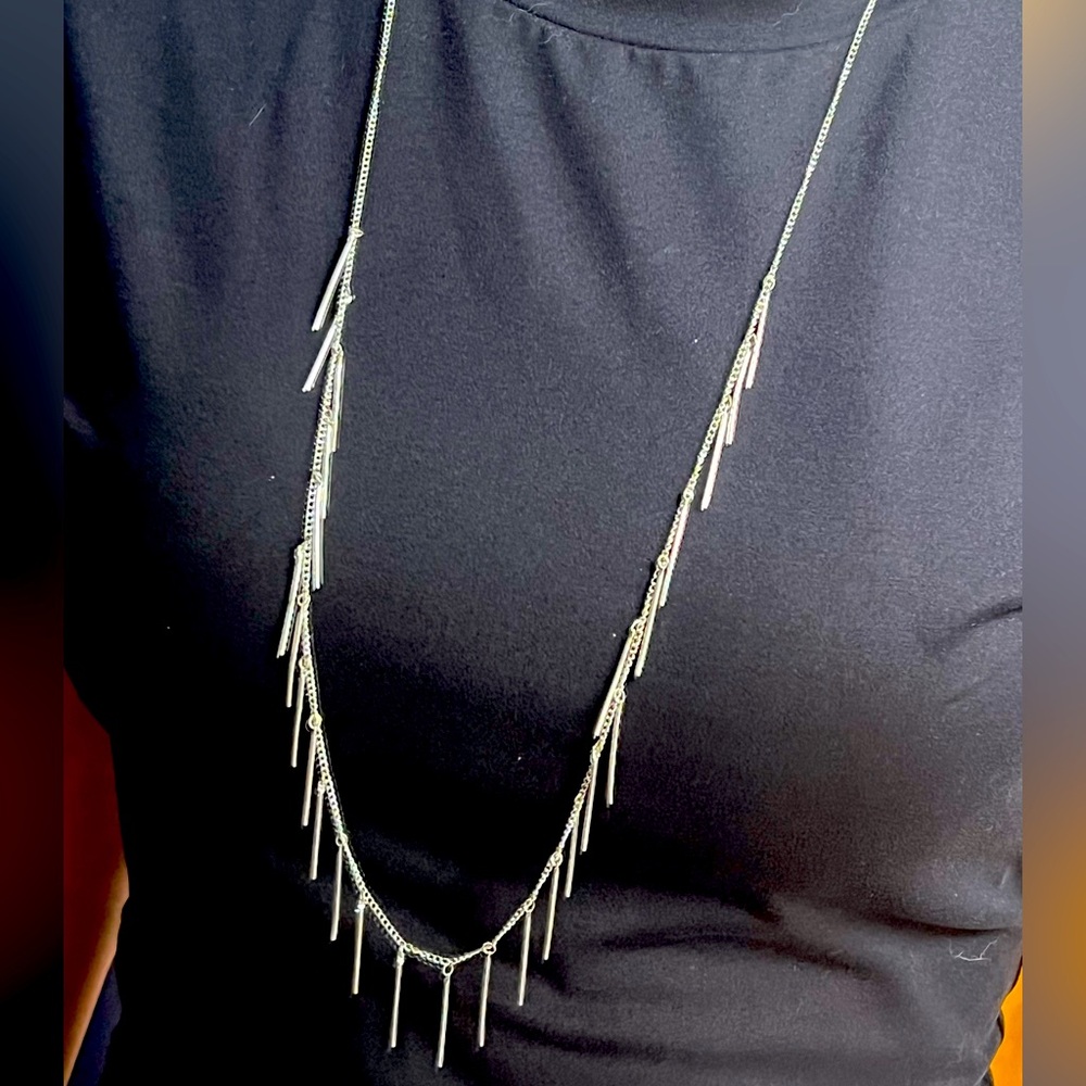 Halden Metal Fringe Layering Necklace